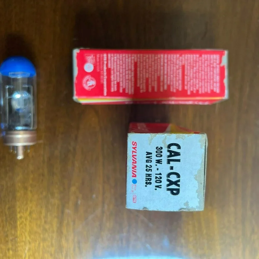2 Sylvania CAL-CXP 300W 120V Projector Lamp Projection Bulb